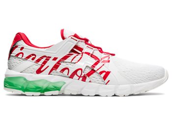 Asics COCA-COLA x GEL-QUANTUM 90 TYO Muške Tenisice Bijele Crvene | UWAM9802