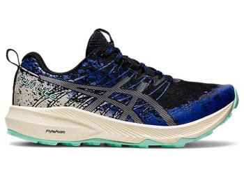 Asics FUJI LITE 2 Ženske Tenisice Za Trčanje Crne Srebrne | QHZG5051