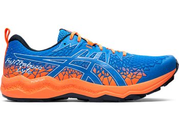 Asics FujiTrabuco Lyte Muške Tenisice Za Trčanje Plave Narančaste | IAHE0479