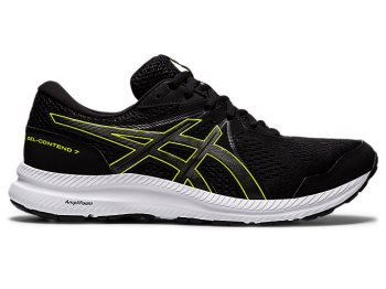 Asics GEL-CONTEND 7 (4E) Muške Tenisice Crne Zelene | IQIN8460