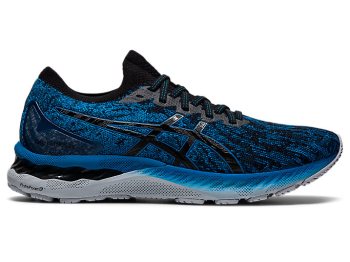 Asics GEL-NIMBUS 23 KNIT Muške Tenisice Plave Crne | TYFA9622