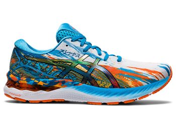 Asics GEL-NIMBUS 23 Muške Tenisice Svijetlo Tirkizne Zlatne Narančaste | DQLH0039