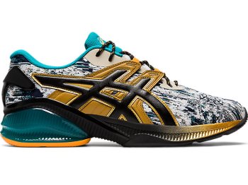 Asics GEL-QUANTUM INFINITY JIN Muške Tenisice Bijele Crne | UMDB1229