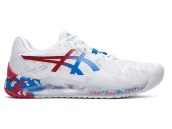 Asics GEL-Resolution 8 Retro Tokyo Ženske Tenisice Bijele Srebrne | QZTG0803