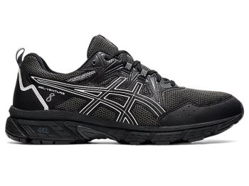 Asics GEL-VENTURE 8 (4E) Muške Tenisice Za Trčanje Crne Bijele | VQDY0427