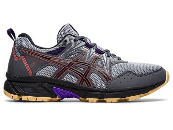 Asics GEL-VENTURE 8 (D) Ženske Tenisice Za Trčanje Sive Crvene Tamno Crvene | JNNO6191