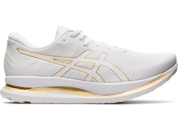 Asics GLIDERIDE Muške Tenisice Bijele Zlatne | IPHA0319