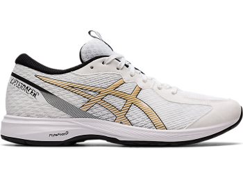 Asics LYTERACER 2 Ženske Tenisice Bijele Zlatne | IUKG6908