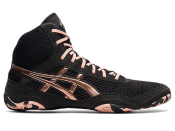 Asics MATBLAZER Ženske Cipele Za Hrvanje Crne Roze Zlatne | DTVX8025