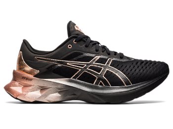 Asics NOVABLAST PLATINUM Ženske Tenisice Crne Roze Zlatne | XIOC1541