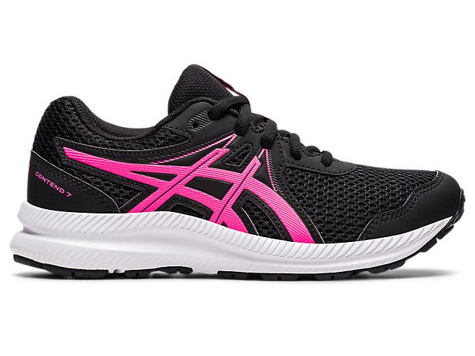 Asics CONTEND 7 GS Dječje Tenisice Crne Roze | YWFD3492