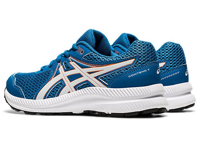 Asics CONTEND 7 GS Dječje Tenisice Plave Bijele | MKRJ8385