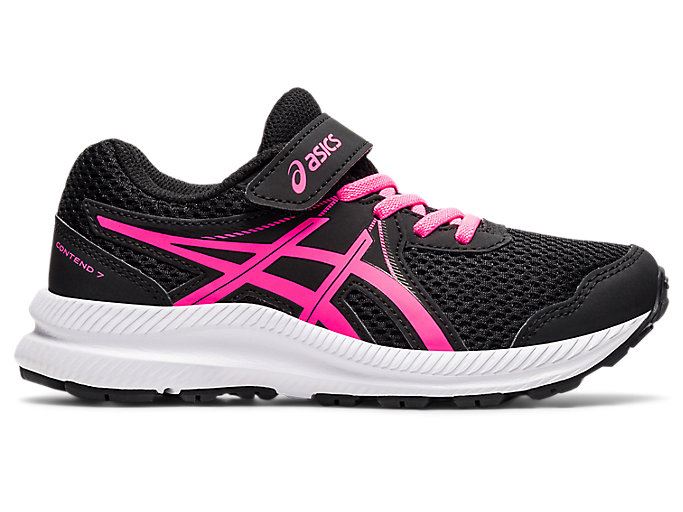 Asics CONTEND 7 PS Dječje Tenisice Crne Roze | ABUH9083