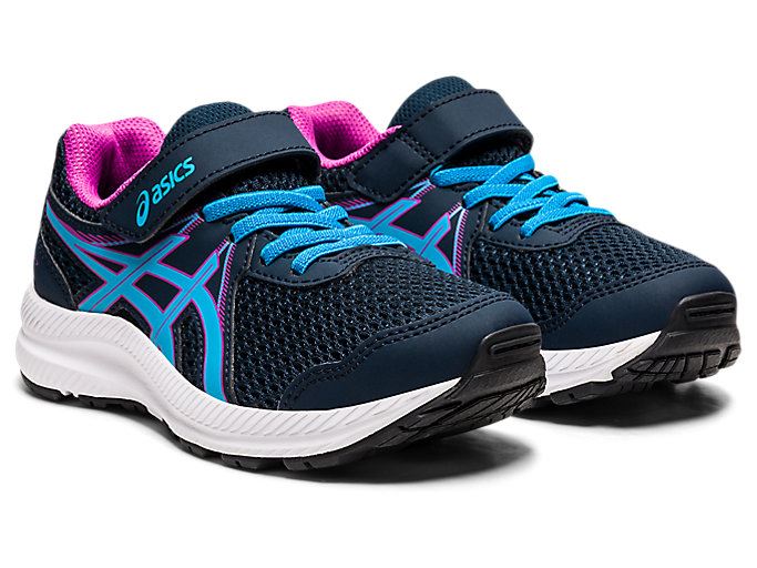 Asics CONTEND 7 PS Dječje Tenisice Plave Svijetlo Tirkizne | BGCY7351