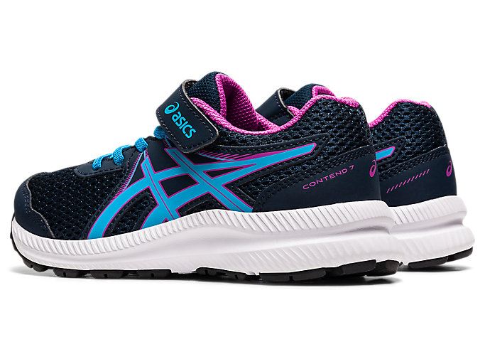 Asics CONTEND 7 PS Dječje Tenisice Plave Svijetlo Tirkizne | BGCY7351