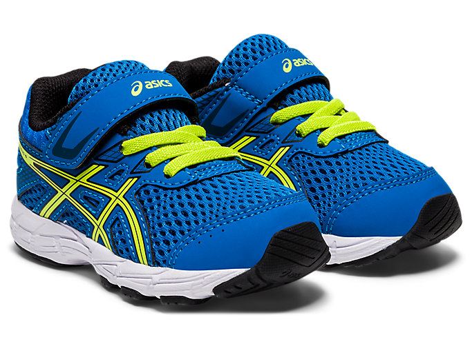 Asics Contend 6 TS Dječje Tenisice Plave Svijetlo Zelene | URAV1346