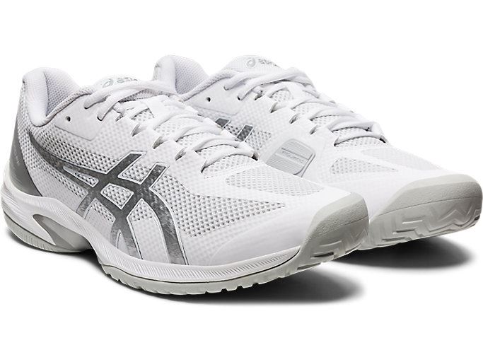 Asics Court Speed FF Muške Tenisice Bijele Srebrne | HGFH7279