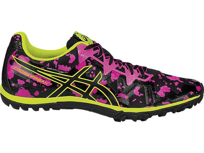 Asics Cross Freak 2 Ženske Tenisice Za Tenisice Roze Crne Svijetlo Zelene | JHMY3023