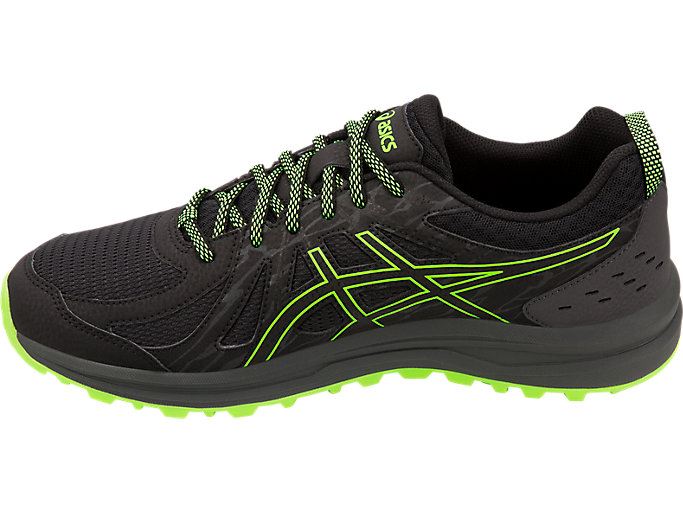 Asics Frequent Trail Muške Tenisice Crne Zelene | DIFK4541