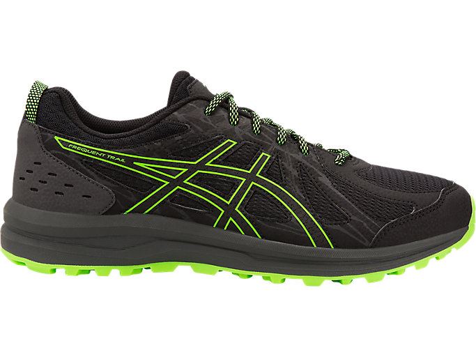 Asics Frequent Trail Muške Tenisice Crne Zelene | DIFK4541