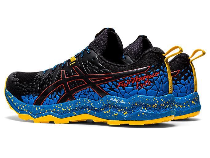 Asics FujiTrabuco Lyte Muške Tenisice Za Trčanje Crne Plave | AZYP6600