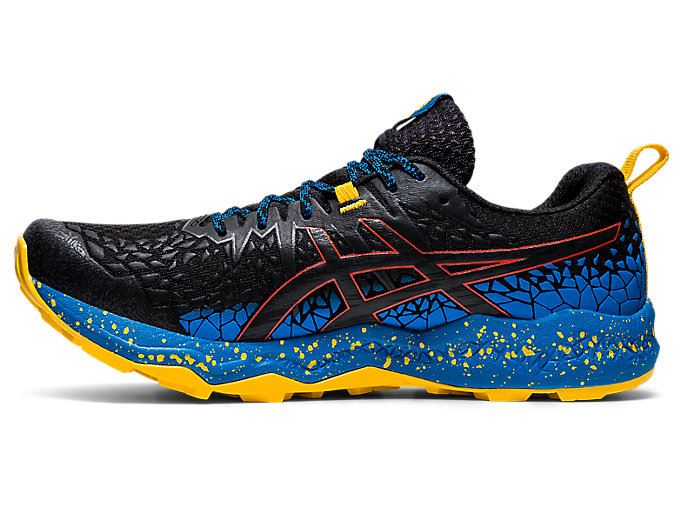 Asics FujiTrabuco Lyte Muške Tenisice Za Trčanje Crne Plave | AZYP6600