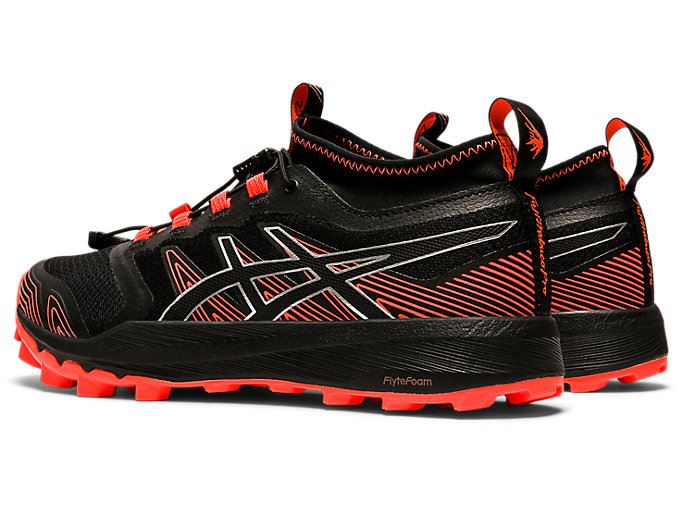 Asics FujiTrabuco PRO Ženske Tenisice Za Trčanje Crne Tamno Sive | RTMC0938