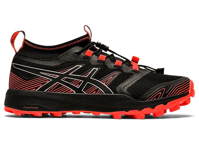 Asics FujiTrabuco PRO Ženske Tenisice Za Trčanje Crne Tamno Sive | RTMC0938