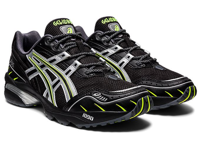 Asics GEL-1090 Muške Tenisice Crne Srebrne | NCZA2871