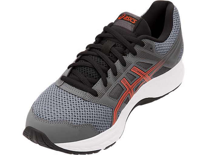 Asics GEL-CONTEND 5 Muške Tenisice Sive Crvene | KHIK2867