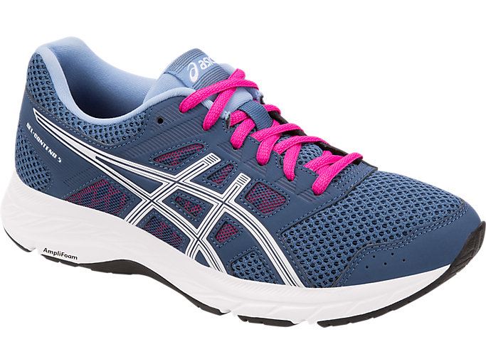 Asics GEL-CONTEND 5 Ženske Tenisice Tamno Sive Bijele | HLTZ3475