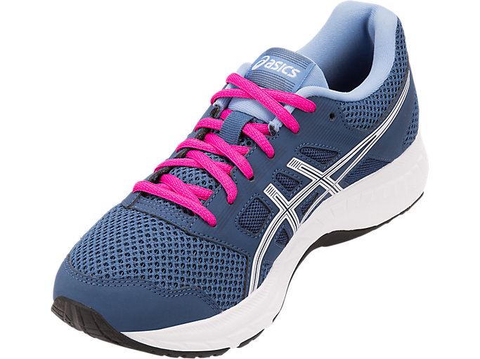 Asics GEL-CONTEND 5 Ženske Tenisice Tamno Sive Bijele | HLTZ3475