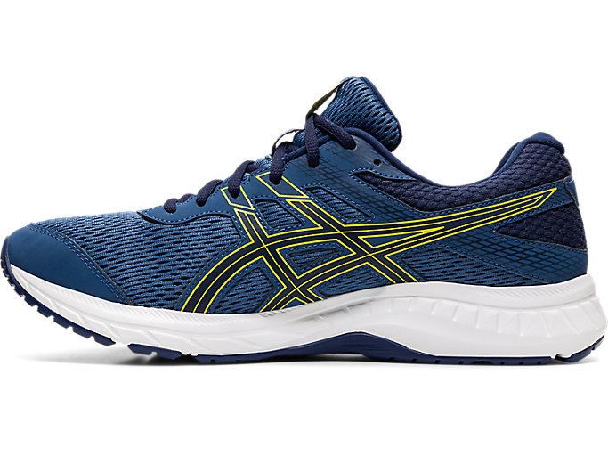 Asics GEL-CONTEND 6 Muške Tenisice Tamno Sive Žute | FGJY8892