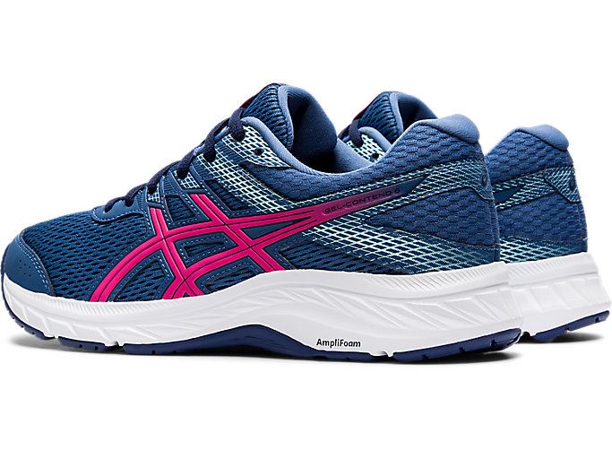 Asics GEL-CONTEND 6 Ženske Tenisice Tamno Sive Roze | SECE9634