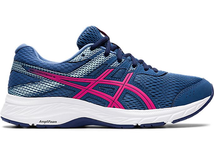 Asics GEL-CONTEND 6 Ženske Tenisice Tamno Sive Roze | SECE9634