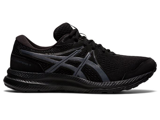 Asics GEL-CONTEND 7 (4E) Muške Tenisice Crne Sive | CZZH2368