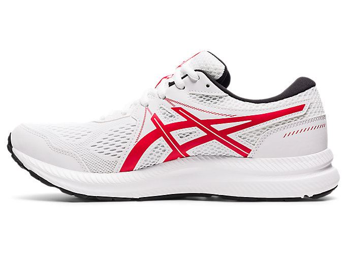 Asics GEL-CONTEND 7 Muške Tenisice Bijele Crvene | VQIS1381