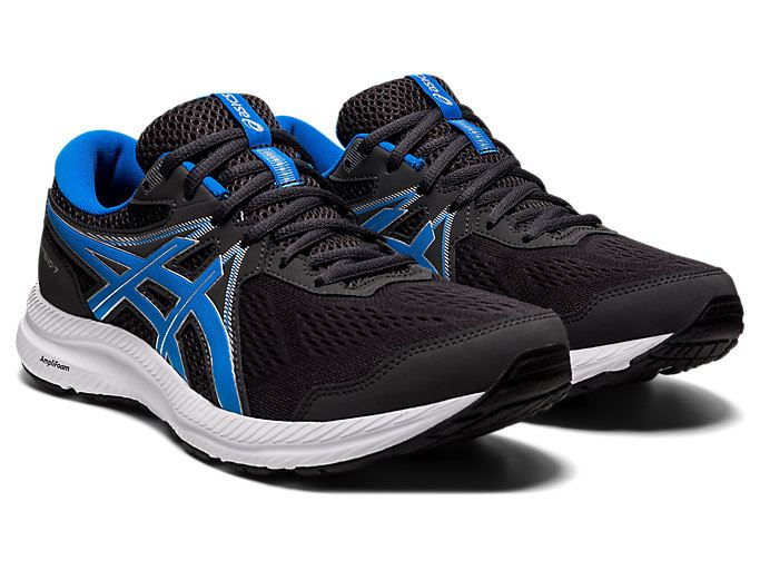 Asics GEL-CONTEND 7 Muške Tenisice Tamno Sive Plave | DMHO0811