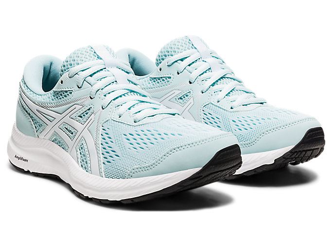 Asics GEL-CONTEND 7 Ženske Tenisice Svijetlo Tirkizne Bijele | KLYR6602