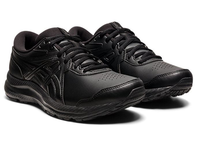 Asics GEL-CONTEND WALKER Ženske Tenisice Crne Crne | YGEP3261