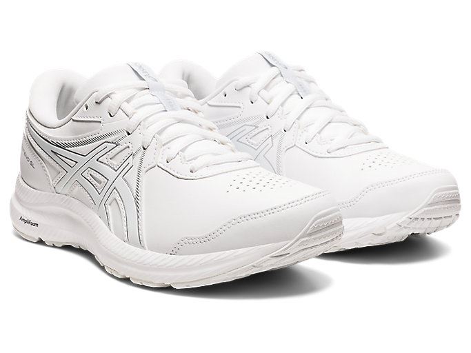 Asics GEL-CONTEND WALKER Ženske Tenisice Bijele Bijele | ZULB1907