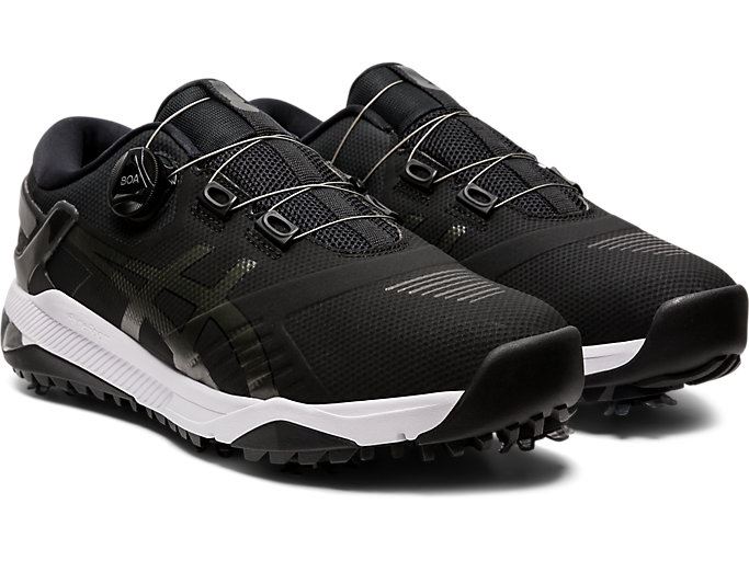 Asics GEL-COURSE DUO Boa Muške Cipele Za Golf Crne | MQCN5654