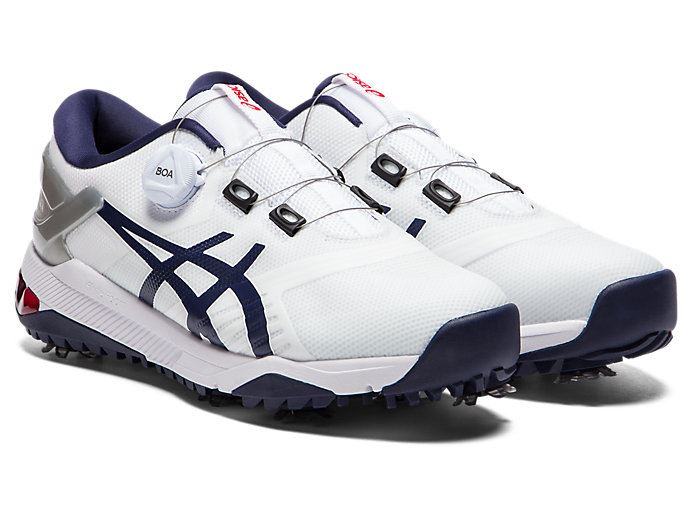 Asics GEL-COURSE DUO Boa Muške Cipele Za Golf Bijele Tamnoplave | NSDY4926