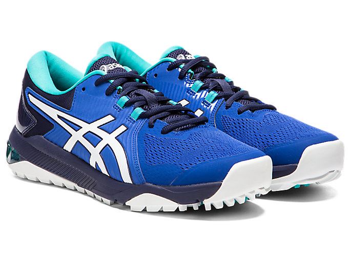 Asics GEL-COURSE GLIDE MEN Muške Cipele Za Golf Plave Bijele | QIFN5251