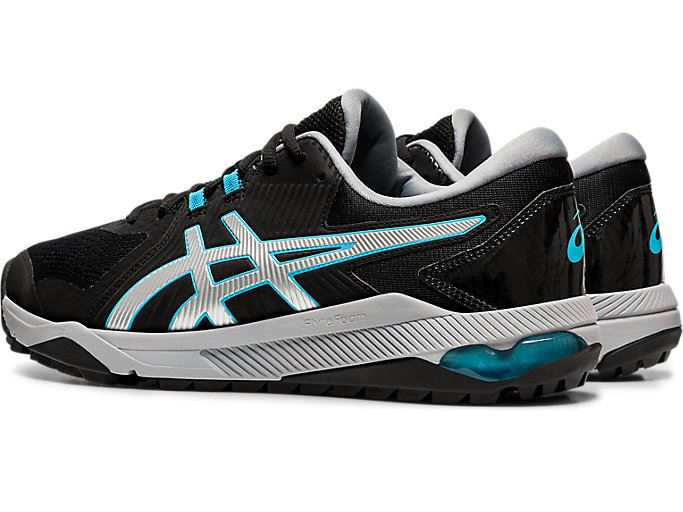 Asics GEL-COURSE GLIDE MEN Muške Cipele Za Golf Crne Srebrne | SGJI9791