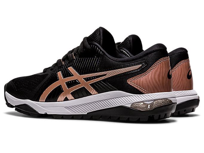 Asics GEL-COURSE GLIDE Ženske Cipele Za Golf Crne Roze Zlatne | YYVX6765