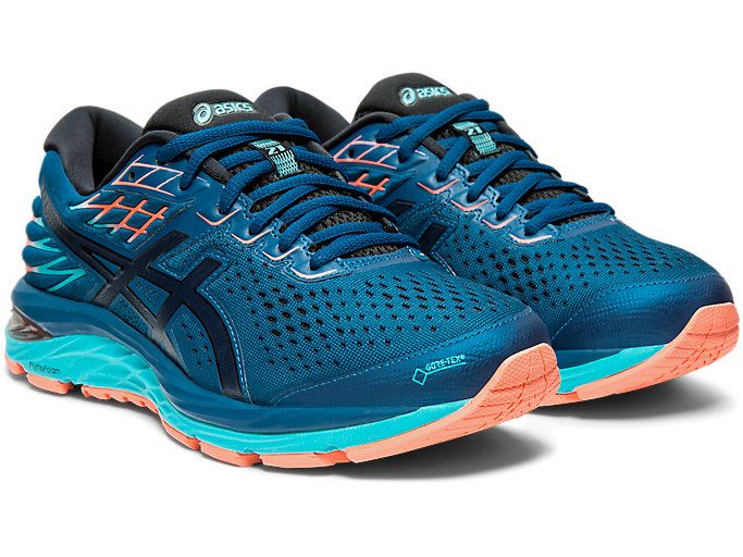 Asics GEL-CUMULUS 21 G-TX Ženske Tenisice Plave | HQHN4970