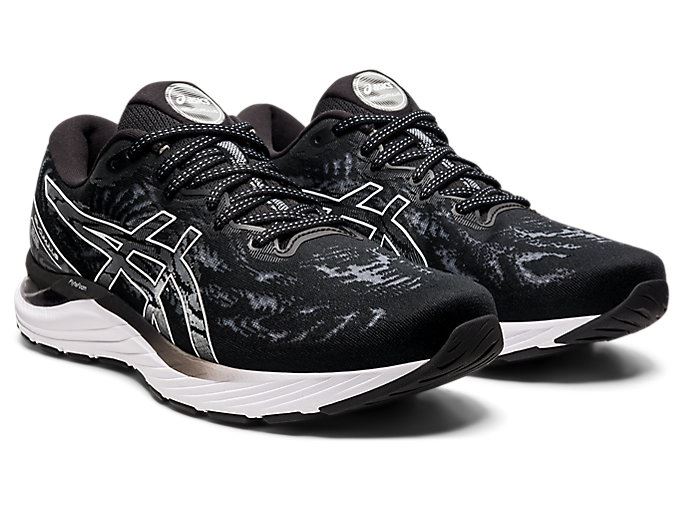 Asics GEL-CUMULUS 23 (2E) Muške Tenisice Crne Bijele | FBDF8663