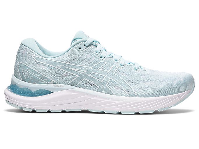 Asics GEL-CUMULUS 23 Ženske Tenisice Svijetlo Tirkizne Bijele | JIFZ7173