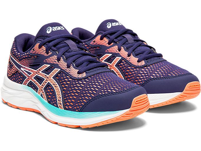 Asics GEL-EXCITE 6 GS Dječje Tenisice Ljubičaste Narančaste Koraljne | ETEQ2170